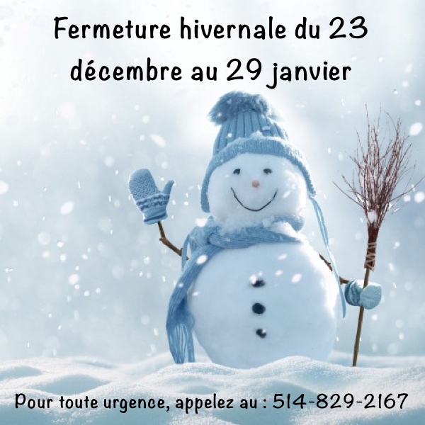 Fermeture Hivernale MCT - 2022-2023